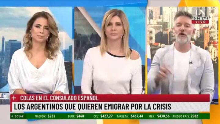 Luis Novaresio opinó sobre los argentinos que se quieren ir a España