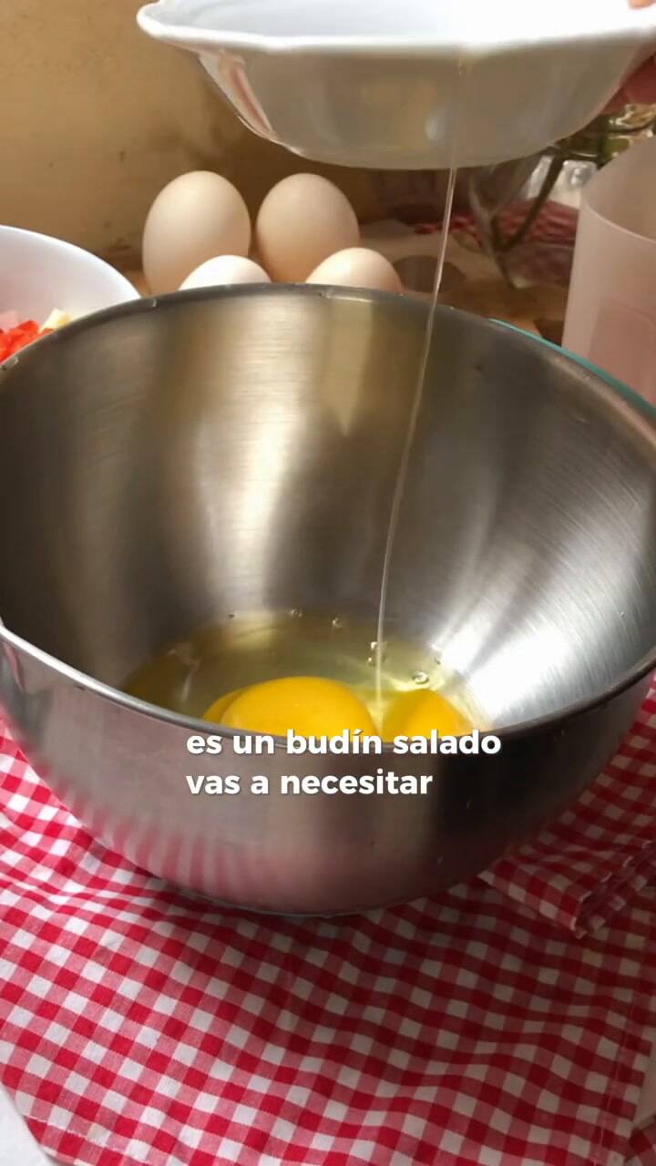 Receta del budín salado para las Fiestas