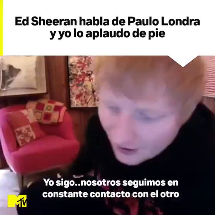 Ed Sheeran habló de Paulo Londra y del movimiento #FreePaulo: “Es un crimen”