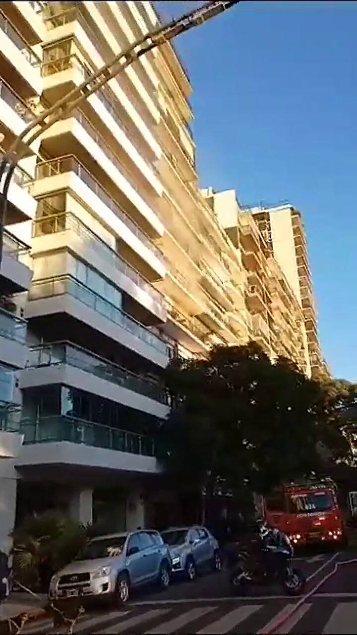 Incendio en el cuarto piso de un edificio de Palermo