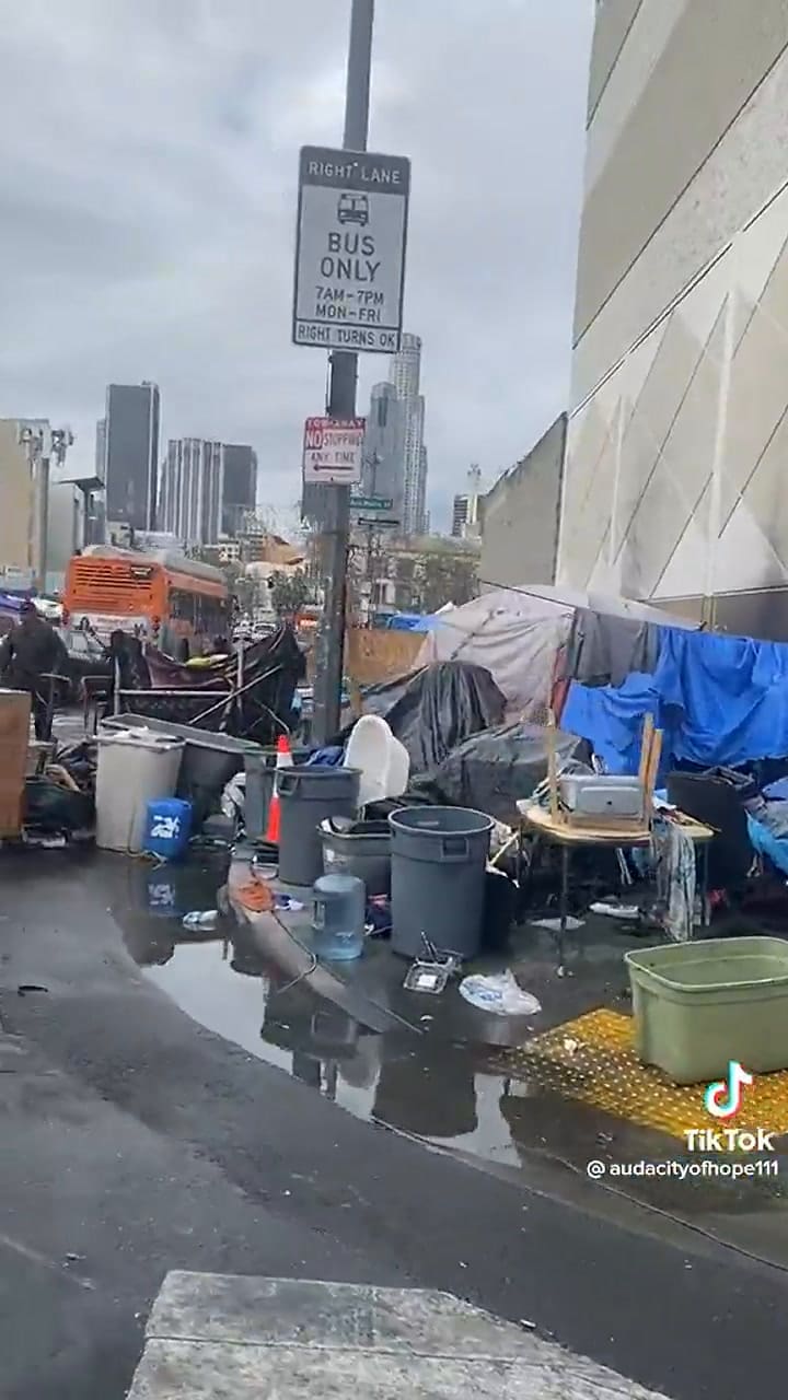 Mostró una dura realidad en California y su video se viralizó