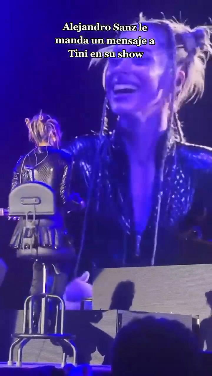 Tini rompió en llanto al escuchar las palabras que le dedicó Alejandro Sanz (Video: TikTok)