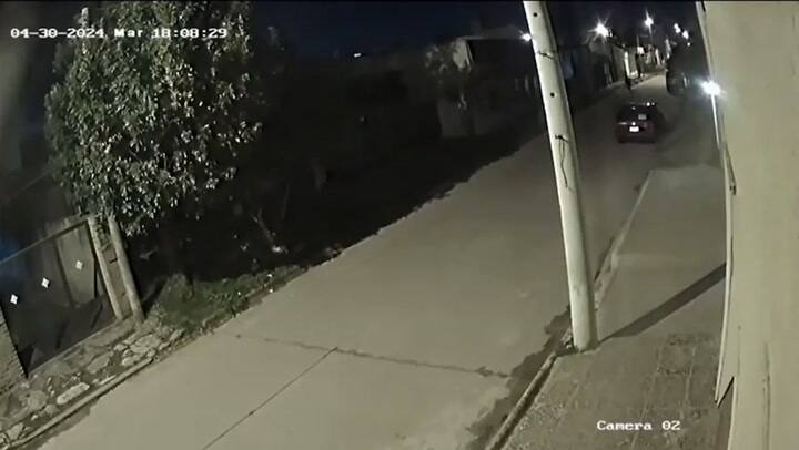 Impactantes imágenes de un joven que se resistió a un robo