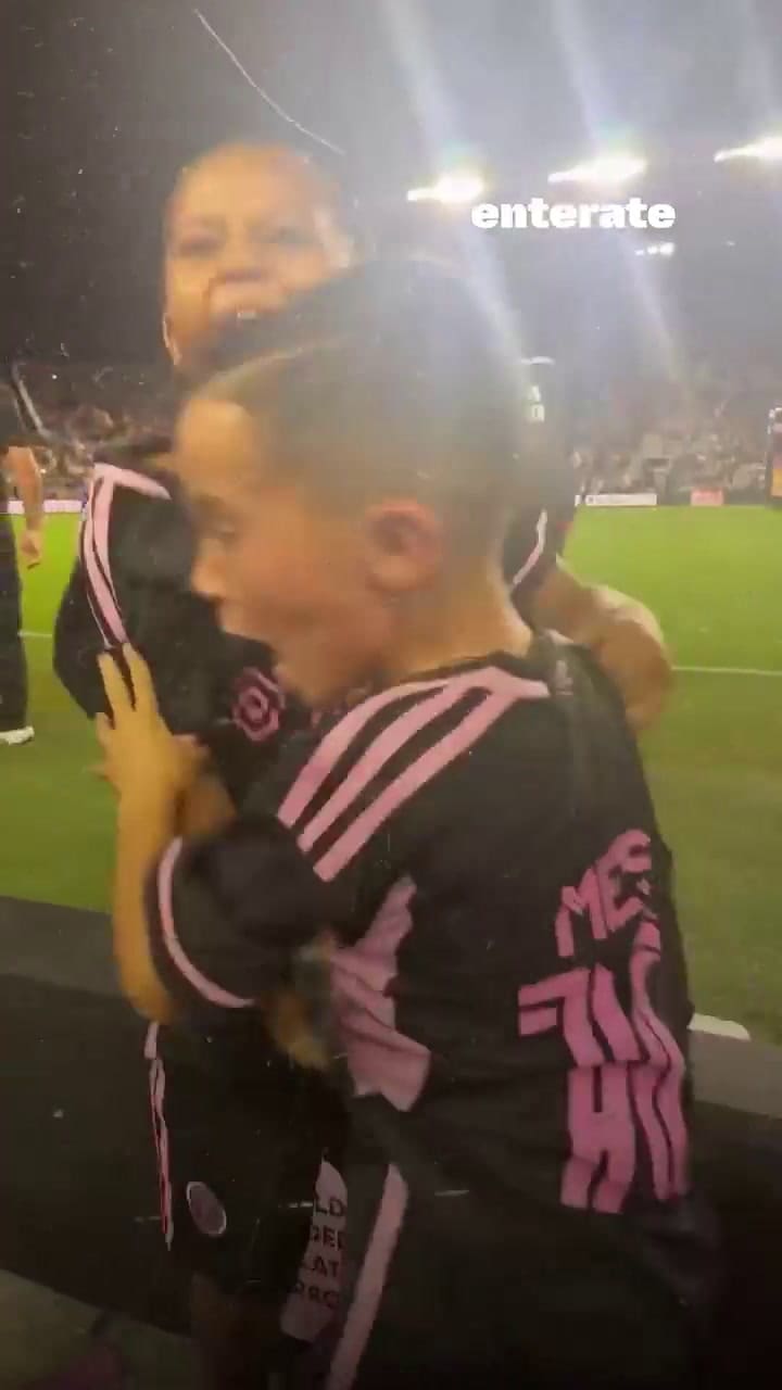 La emoción del hijo de Kim Kardashian al ver el primer gol de Messi con Inter Miami