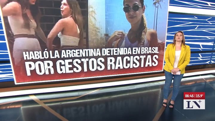 Hablo la abogada argentina que fue detenida en Brasil por gestos racistas