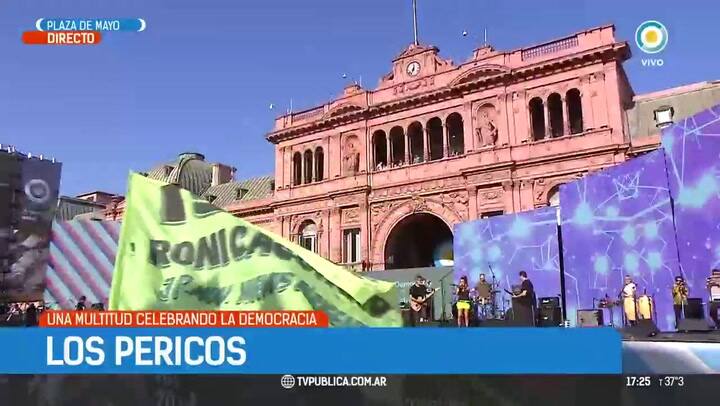 Los Pericos en la asunción de Alberto Fernández