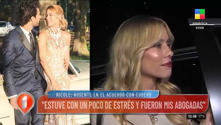 Nicole Neumann revelo si tuvo o no una reunion con Fabian Cubero
