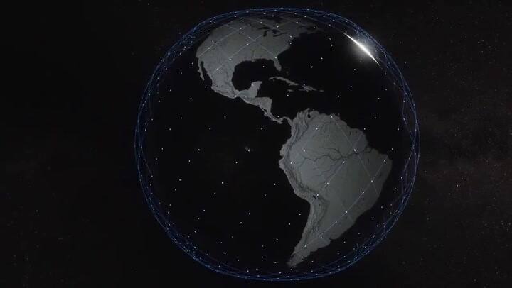 La constelación Starlink rodeará todo el planeta con sus satélites - Fuente: SpaceX