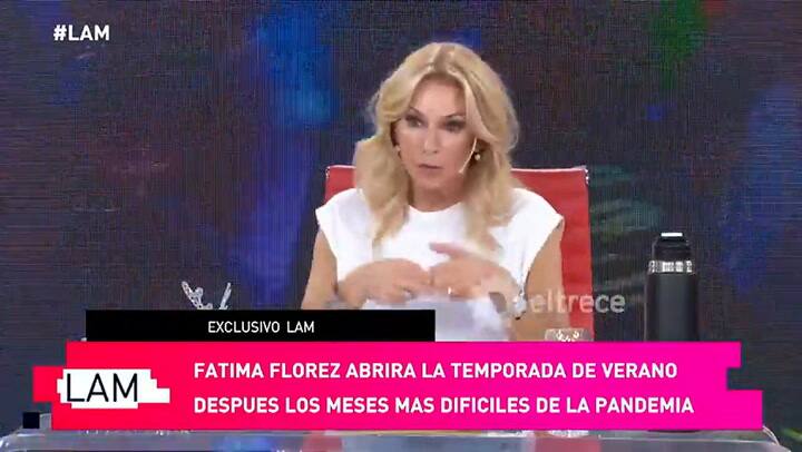Fátima Florez imitó a Yanina Latorre y la panelista reaccionó en vivo