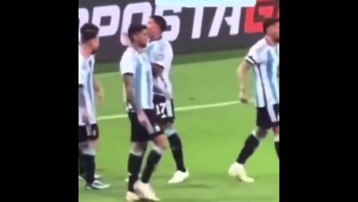 El gesto de Messi a Enzo Fernández