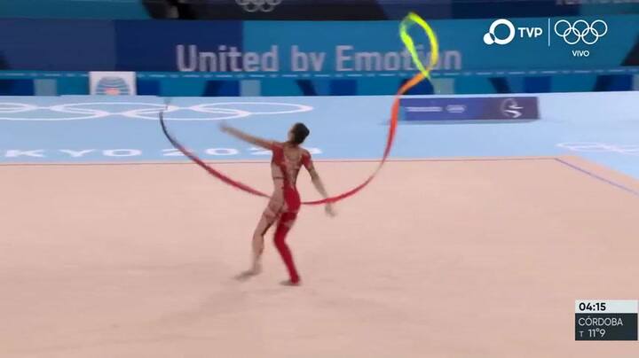 Gimnasta japonesa al ritmo de Piazzolla con Libertango