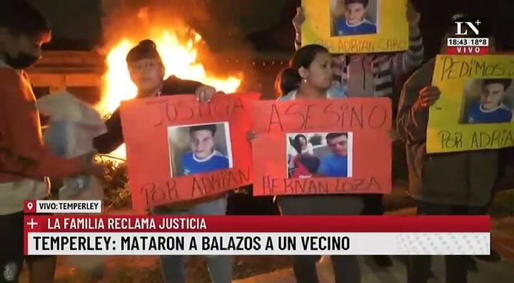 Asesinato en Temperley: mataron a balazos a un vecino y su familia acusa al parrillero del barrio