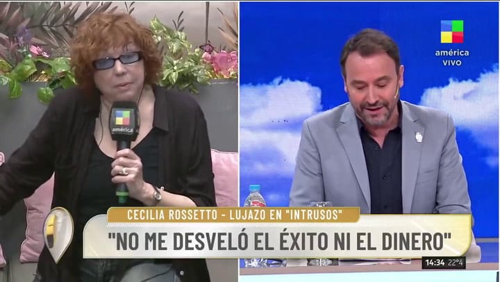 Cecilia Rossetto recordó su participación en Esperando la carroza