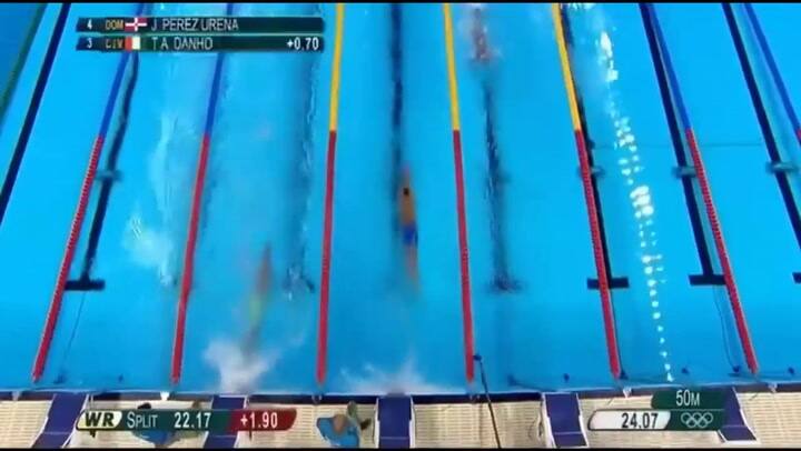 Habte Robel Kiros, el nadador más lento de los Juegos Olímpicos