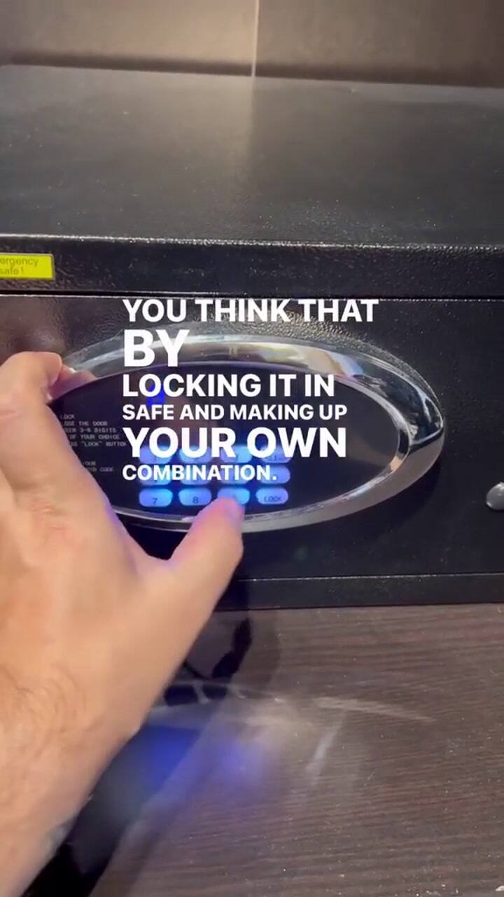 Un tiktoker dice no a las cajas de seguridad