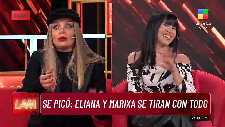 Eliana Guercio y Marixa Balli se dijeron de todo en LAM