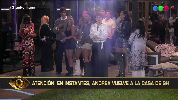 Así fue el reingreso de Andrea del Boca a Gran Hermano