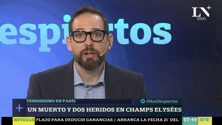 Un muerto y dos heridos en el Champs Elysées