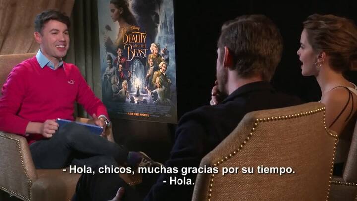 Entrevista con Emma Watson y Dan Stevens