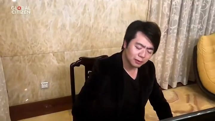 Celine Dion, Andrea Bocelli, Lady Gaga, Lang Lang, y John Legend cantan The Prayer - Fuente: YouTub