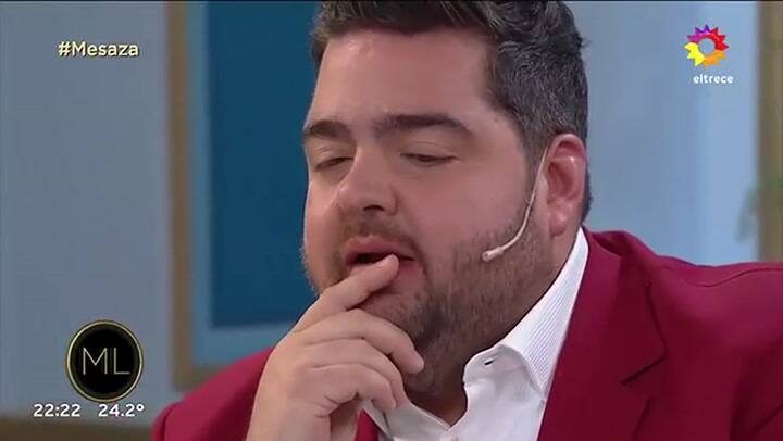 Darío Barassi en La noche de Mirtha Legrand (eltrece): 'Tomo gotas cannábicas'