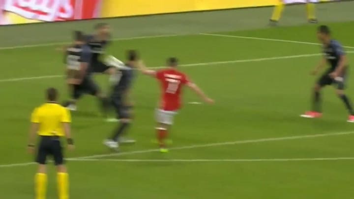 El penal fallado por Vidal