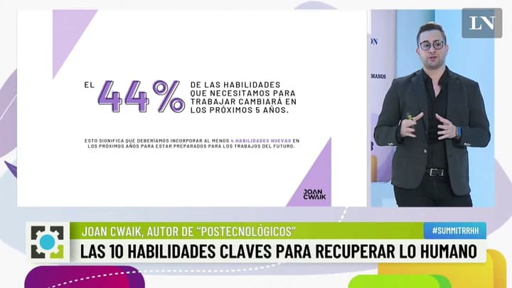 Joan Cwaik: "El 40% de las habilidades que necesitamos para trabajar van a cambiar en los próximos 5 años"