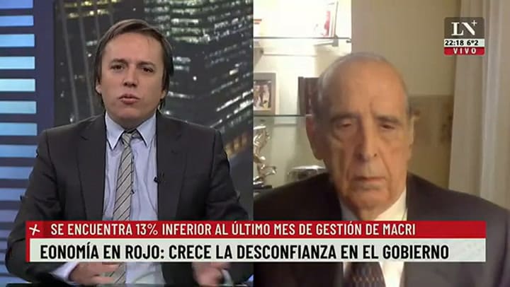 Economía en rojo. Entrevista a Ricardo Arriazu.