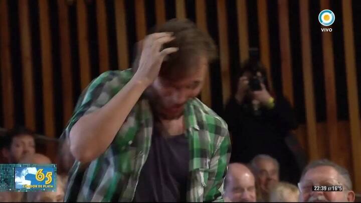 Lautaro Delgado y su reclamo político