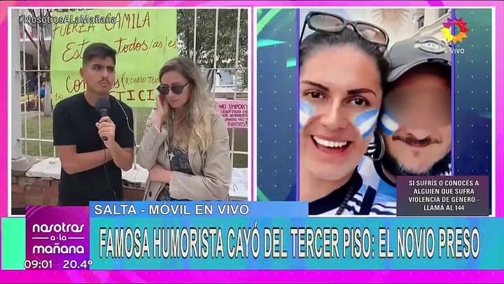 Habló la hermana de la humorista salteña internada tras caer de un tercer piso