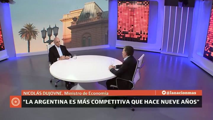 Nicolás Dujovne sobre el dólar: 'En Argentina el movimiento del dólar se ve como algo malo'