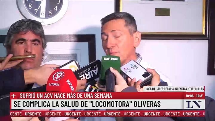 Nestor Carrizo, jefe de terapia intensiva del hospital Cullen