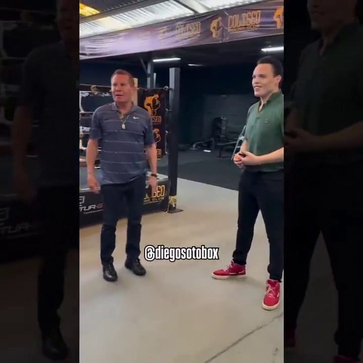 Así fue el emotivo reencuentro entre Julio César Chávez Jr. y su padre