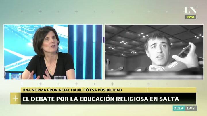 La ministra de Educación salteña, sobre la educación religiosa, en Terapia de Noticias