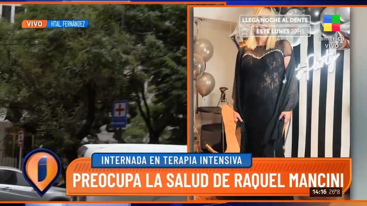 Raquel Mancini: preocupación por su estado de salud