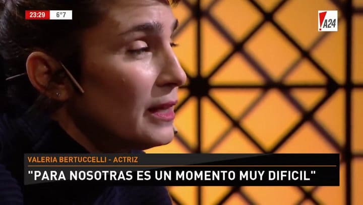 Bertuccelli habló del problema que tuvo con Ricardo Darín - Fuente: A24