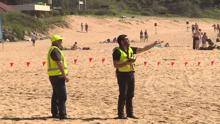 Drones para detectar tiburones