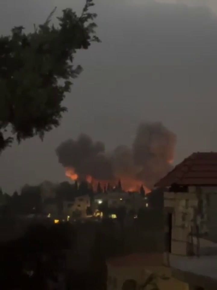 Israel bombardea el Líbano