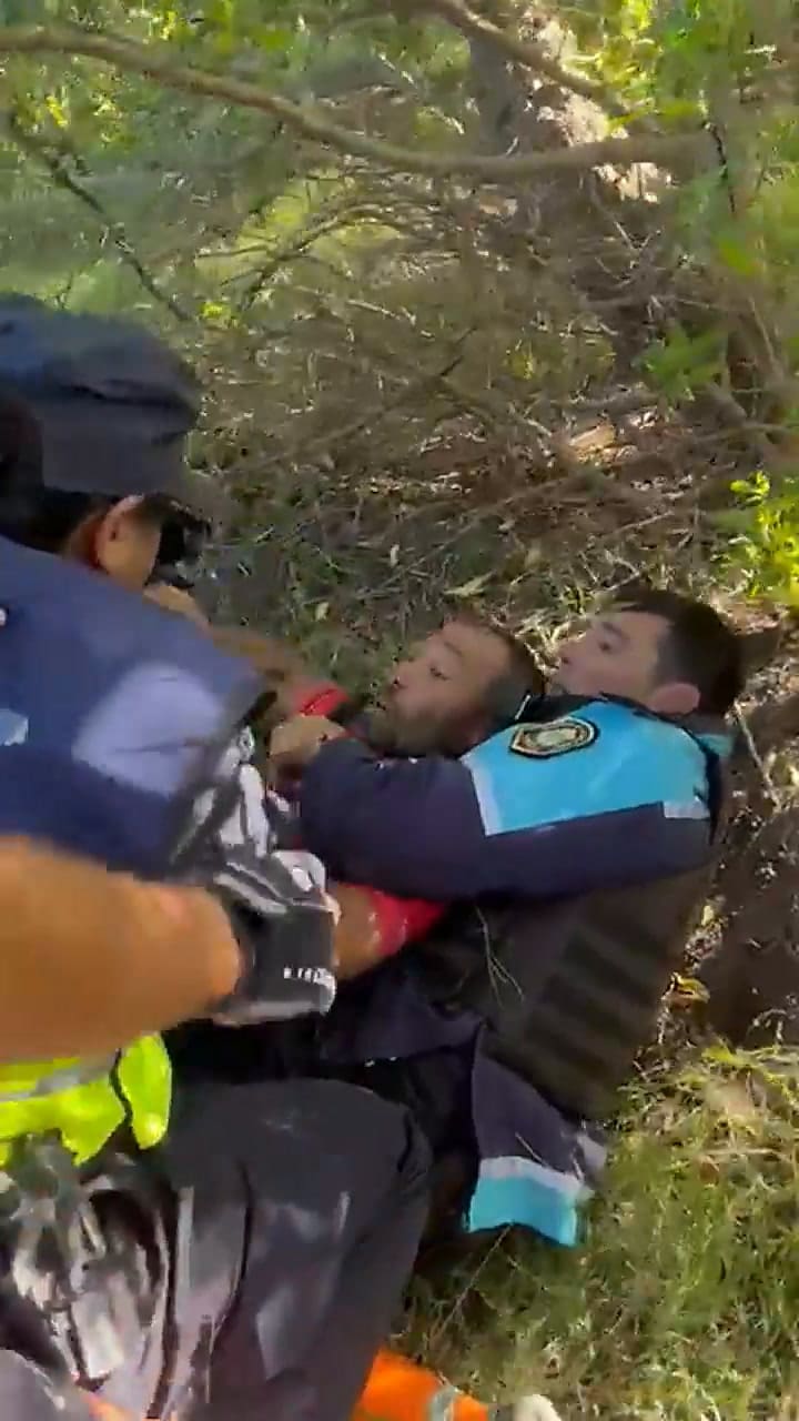 Detuvieron en ruta 11 al reconocido triatleta Diego Sánchez Cabezudo