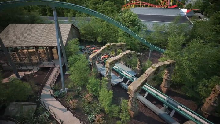 Rapterra Birdseye View - Kings Dominion 2025