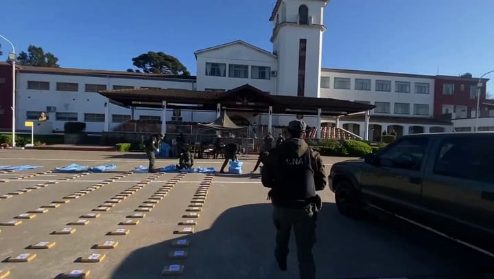 Secuestro de 444 kilos de cocaína en Monte Grande