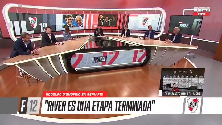 D'Onofrio le agradeció a Closs por el relato en Madrid