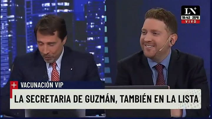 El Pase entre Eduardo Feinmann y Jonatan Viale por LN+ - 22 de febrero de 2021
