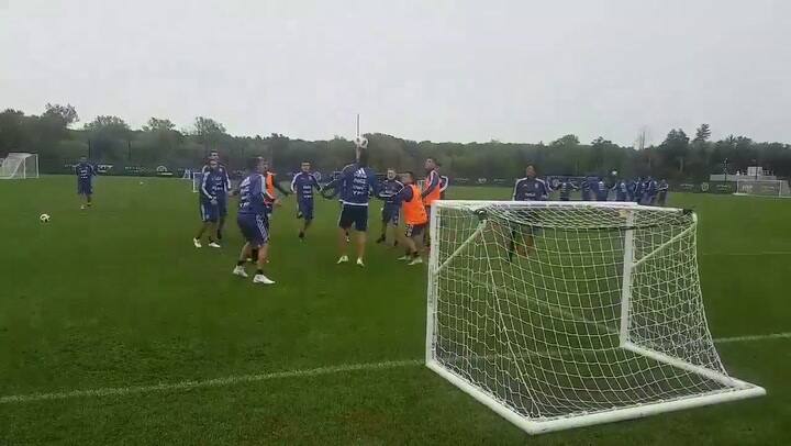 En gol todos juntos en ronda y de la mano que hizo la selección - Fuente: AFA Selección