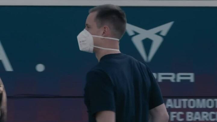 Regreso a los entrenamientos Barcelona - Fuente: YouTube