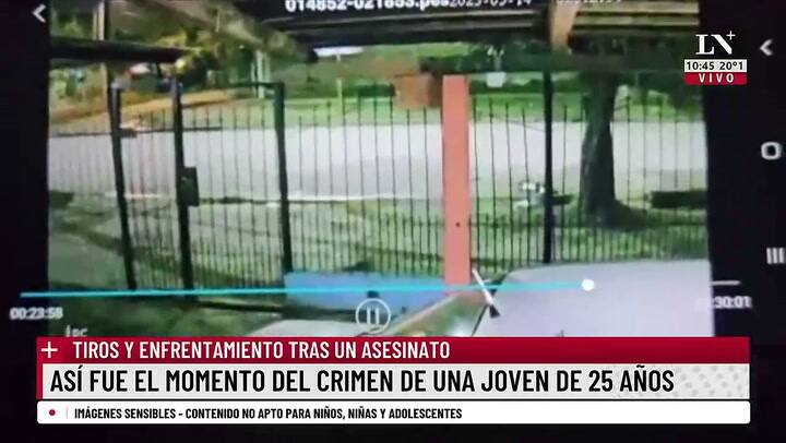 Mataron a una joven de 25 años y hubo incidentes