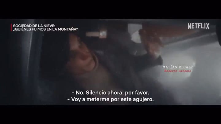 Así se rodó la escena de la avalancha en La sociedad de la nieve