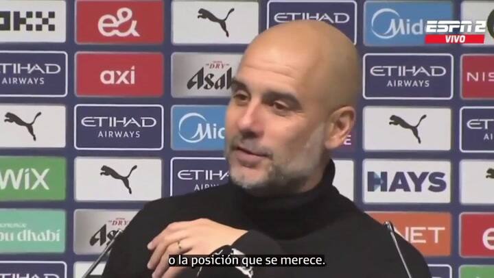 La contundente comparación de Pep Guardiola entre Julián Álvarez y Lionel Messi