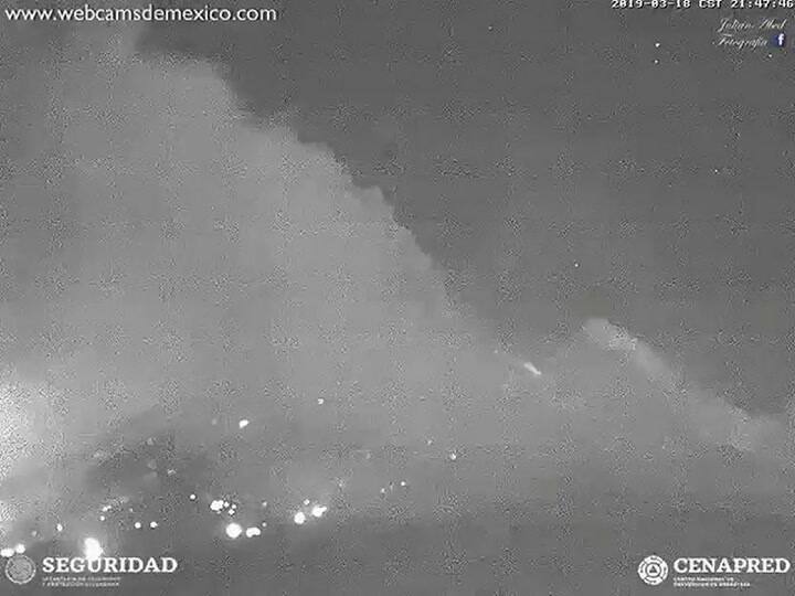 México: así fue la impactante explosión del volcán Popocatépetl