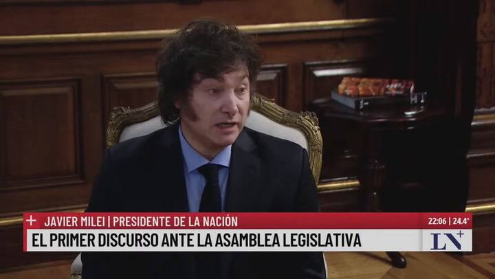 Javier Milei Sobre Su Primer Discurso Ante La Asamblea Legislativa (1)